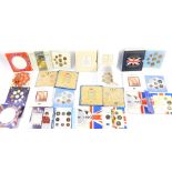 United Kingdom brilliant uncirculated coin collections, comprising 1986., 1990 (x2)., 1991 - 1992 (