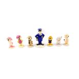 A set of seven Beswick pottery Top Cat figures, comprising Officer Dibble, Top Cat, Benny, Fancy