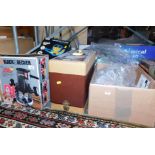 A Black & Decker wood worker BD66, Delta hand held steam cleaner, Black & Decker sander BD170, and