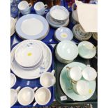 A Royal Doulton part tea and dinner service decorated in the Minerva pattern, further Doulton dinner