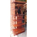 A Victorian style six tier mahogany whatnot, 193cm high, 79cm wide, 29cm deep.