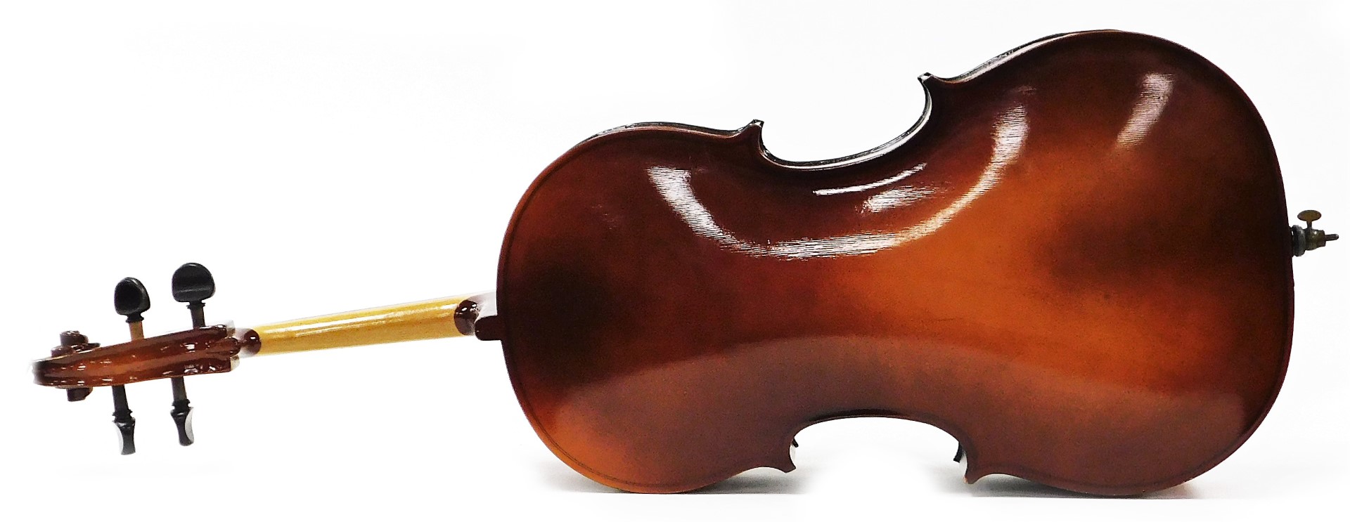 A 20thC Rosetti Stradivarius model cello, with one piece back, 103cm high. - Image 4 of 8