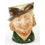 A Royal Doulton large character jug Robin Hood, printed marks beneath, 17cm high.