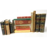 Punch, bound edition 1864, and various other books, including Sandyford and Murton, Schott's Almanac