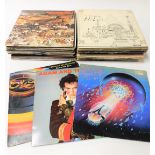 Various records, popular music, 33rpm, etc. to include Duran Duran, Adam and The Ants, Foreigner, Th