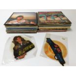Various records 33rpm, etc., popular music, The Rolling Stones Story Of The Stones, Gladys Knight an