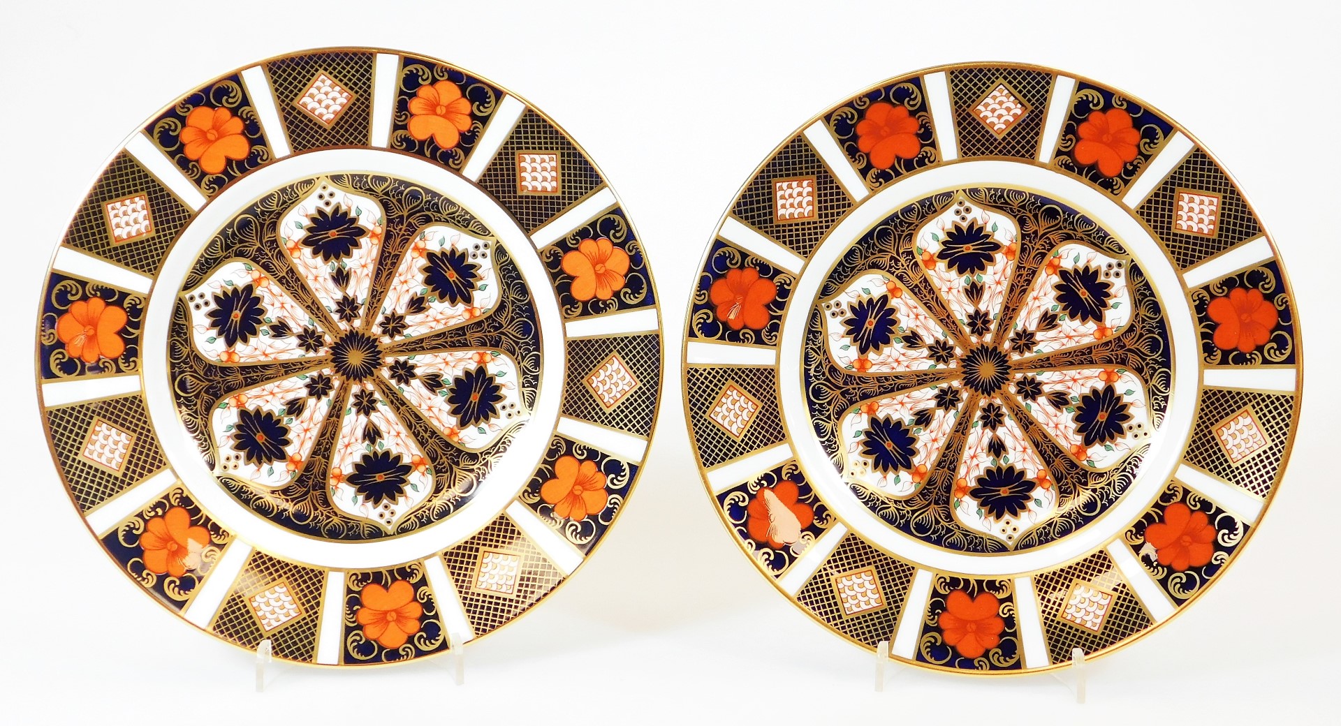 Various Royal Crown Derby Imari plates, saucers, etc., comprising two 22cm diameter plates, a side p - Image 2 of 5