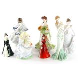 A Coalport Femme Fatales figure Nel Gwynn, limited edition number 1763 of 12,500, 23cm high, and