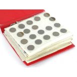 A coin collectors album, containing a quantity of low denomination GB used, 3D bits etc. (1 album)