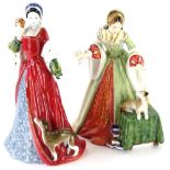 A Royal Doulton limited edition figure, Anne Boleyn HN3232, printed marks beneath, 26cm high, and