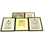 After Spy. Yorkshire and Cricket, and various other cricket related prints to include After