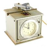 A National Tabletop Time Recorder, the paper dial stamped National Time Recorder CO LTD, St Mary