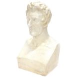 Louis Parfait Merlieux (1796-1855). Marble bust of a gentleman, dated 1829, restoration to nose,