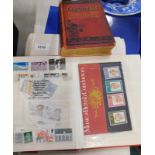 Various items to include a stock book of stamps, book titled Consult Me, Royal Mail Millennium stamp