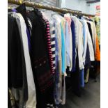 Various ladies clothing, jackets, tops, mainly modern fashion etc. (a quantity).