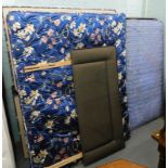 A Sealy double bed with quilted mattress,