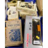 A quantity of Days Gone diecast vehicles, a Majorette Jaguar E Type diecast car, boxed, copies of