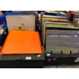 A quantity of LP records, to include easy listening etc., (2 boxes).