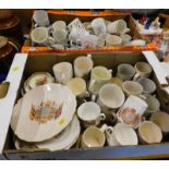 A large quantity of Victorian and later commemorative ceramics, to include a 60th Anniversary