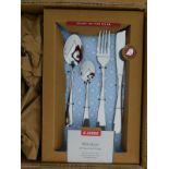 A Judge Windsor fifty eight piece 18.0 stainless steel cutlery set, RRP £69.99.