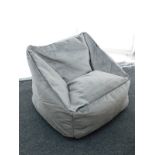 A Bean Bag Bazaar Milano grey bean bag chair, RRP £56.99.