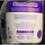 A Slumberdown Feels Like Down hypoallergenic 13.5 tog single duvet, RRP £15.99.