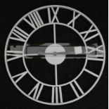 A Williston Forge Caren wall clock, 40cm diameter, RRP £28.99.