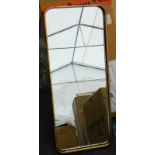A Williston Forge Dendy full length mirror with gold effect frame, RRP £78.99.