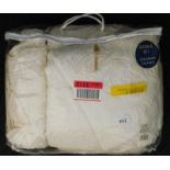 A Mercury Row Summitville quilted bedspread set with pillow case in cream, RRP £59.99.