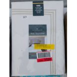 A Gaveno Cavailia kingsize duvet cover set in cream, RRP £23.99.