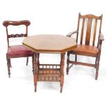 Withdrawn Pre-Sale by Executors. A Victorian octagonal centre table, 73cm high, 76cm diameter