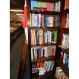 Books including topography, history, philosophy, and general interest. (5 shelves)