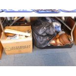 Jigsaw puzzles, cushions, baskets, boxes, pottery, etc. (4 boxes plus)