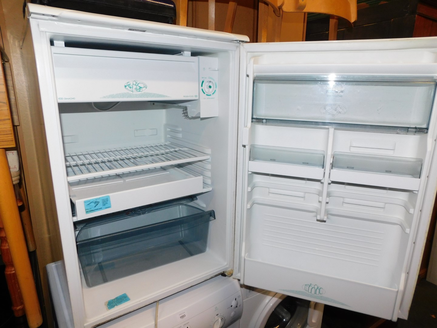 A Hotpoint Iced Diamond under counter fridge, model RS61P. - Image 2 of 2
