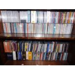 CD's to include rock, pop, country, compilations, classical and easy listening. (2 shelves)