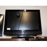 A Grundig 19" colour television, model GU19WDV4, no remote.