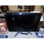 A Toshiba Regza 32" colour television, model 32C3030DB, with remote.