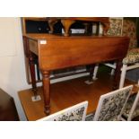 Withdrawn Pre-Sale by Executors. A Victorian mahogany Pembroke table, with single drawer