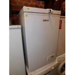 A BEKO chest freezer, model number lacking.