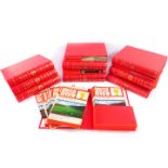 Manchester United Review, Seasons 1958 - 59., 1969 - 70., thirteen vols, bound.