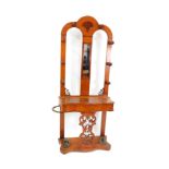 Withdrawn pre-sale by executors- A Victorian oak hall stand,