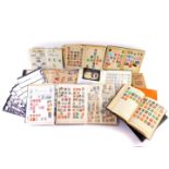 Philately. Mixed world stamps, mint and used, in albums, stocks books and loose. (a quantity)