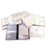 Philately. An album of Spanish mint stamps, late 20thC, two stock albums containing Jersey,