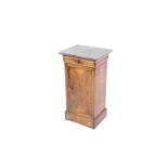 Withdrawn pre-sale by executors- A Victorian walnut pot cupboard,