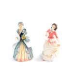 A Royal Doulton figure modelled as Queen Elizabeth the Queen Mother, to celebrate the 90th Birthday,