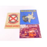A Michelin enameled metal sign, G A Shanklin Limited 1979, 30.5cm high, 30.5cm wide., Redex