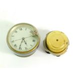A North and Sons Ltd Watford vintage car clock, no. 2705, 8.5cm diameter, together with a further