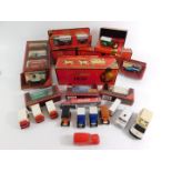 Matchbox Models of Yesteryear die cast vintage trucks and buses, a 1905 Fowler Showman's Engine