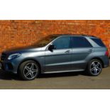 A Mercedes-Benz GLE 350 4Matic AMG Designo turbo 9G tronic, FV66 GFA, 3.0 litre, grey, automatic,