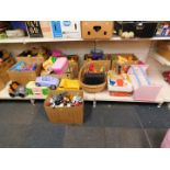 Games and toys, to including Early Learning Centre A Merry-Go Train., Megablocks wooden toys.,